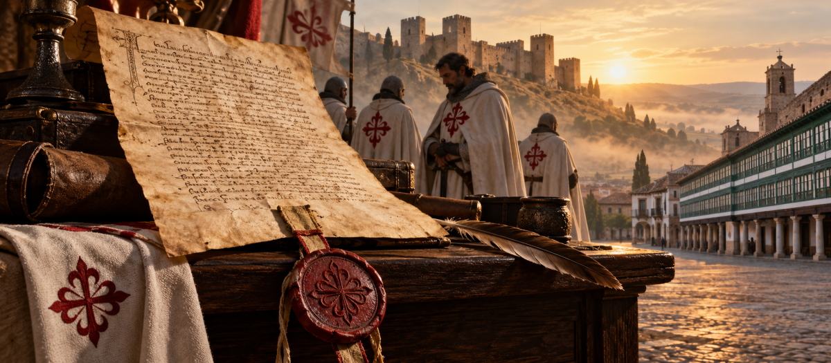 El manuscrito que puso a unos monjes en pie de guerra llega a Almagro 868 años después