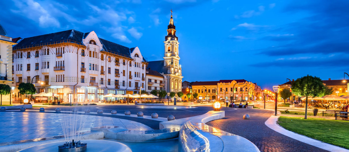 Plaza de la Unión de Oradea, la capital modernista de Rumanía