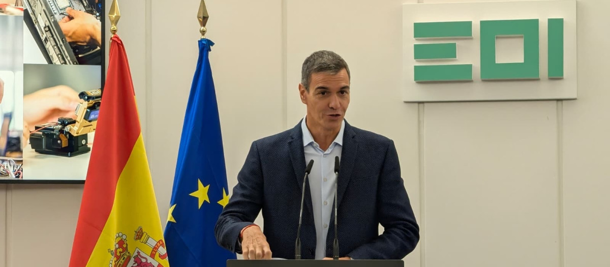 El presidente del Gobierno, Pedro Sánchez