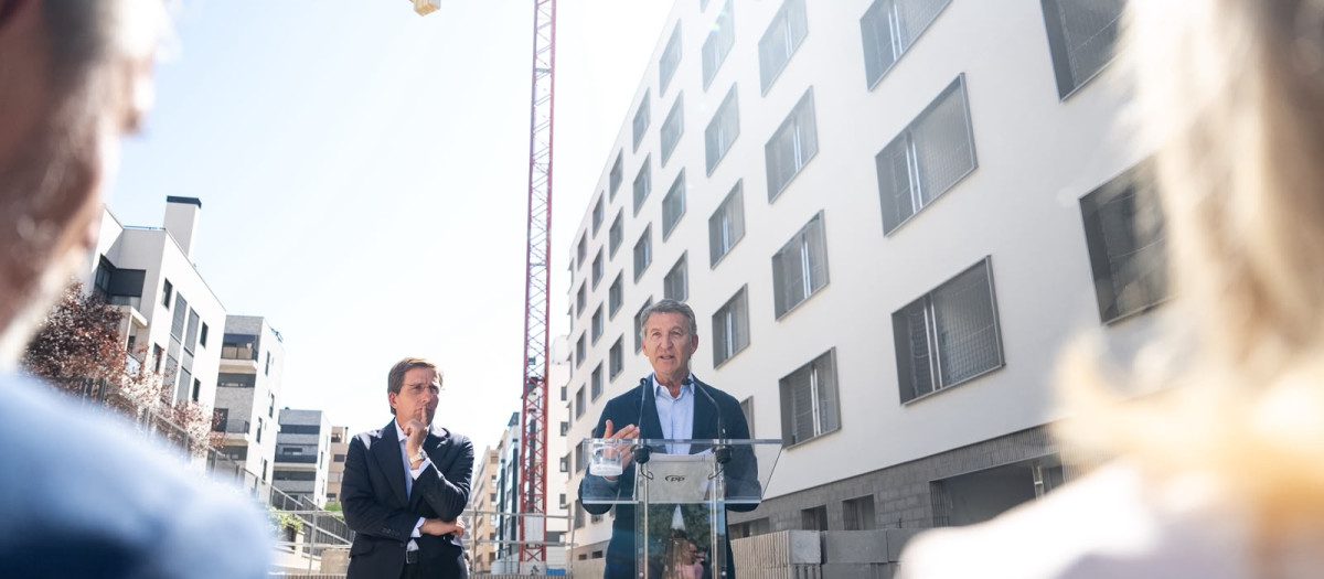 Feijóo, este martes junto a Martínez Almeida