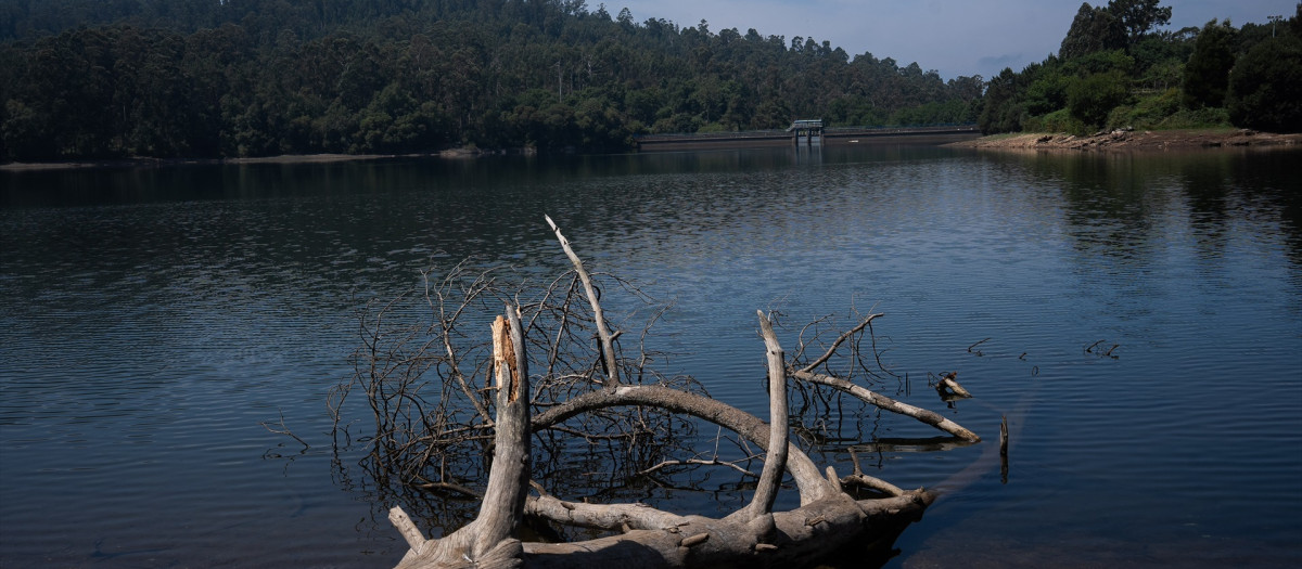Embalse de Zamans, en Vigo, Pontevedra