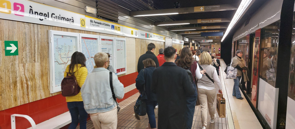 Imagen de una estación de Metrovalencia