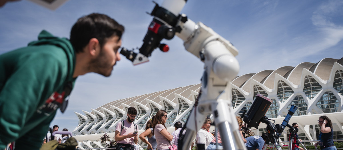 Imagen de una de las actividades de divulgación