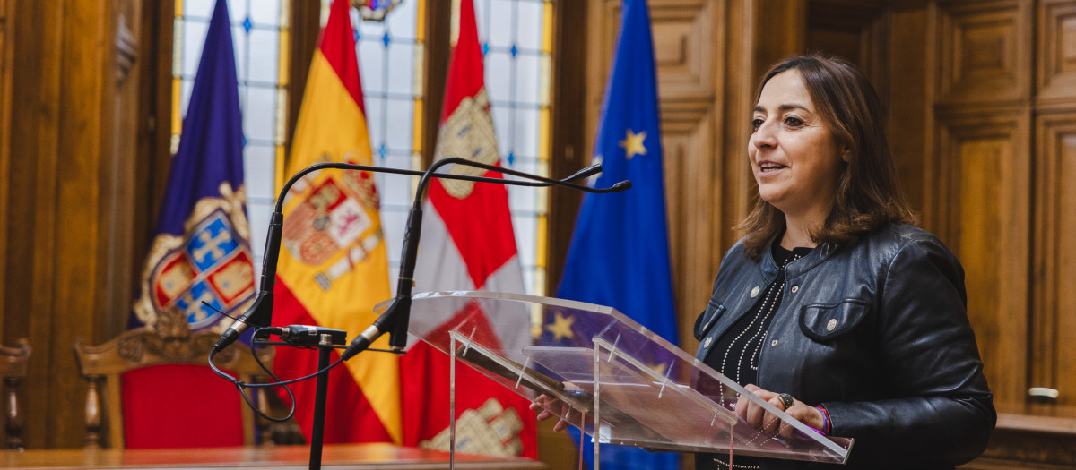 La alcaldesa de Palencia, Miriam Andrés