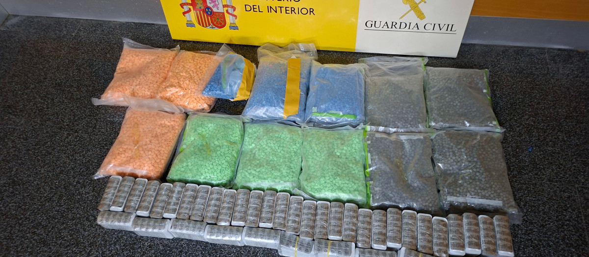 Imagen de la droga intervenida