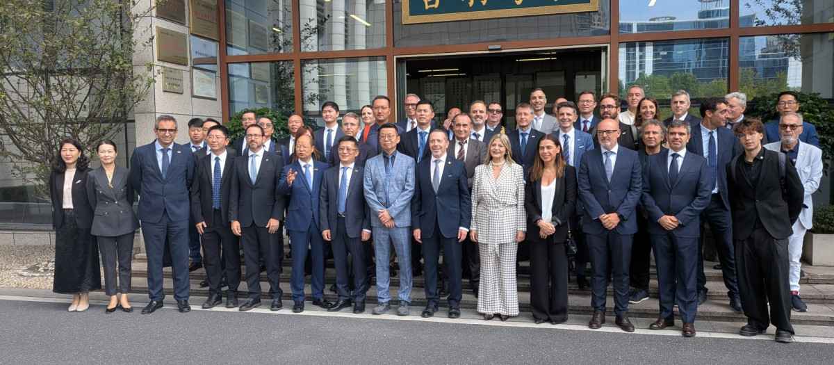 Imagen del acto celebrado en China