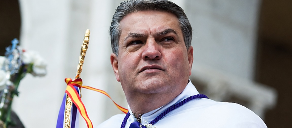 Juan Carlos Muelas, expresidente de la Cofradía del Descendimiento