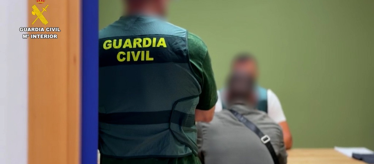 Imagen de uno de los detenidos