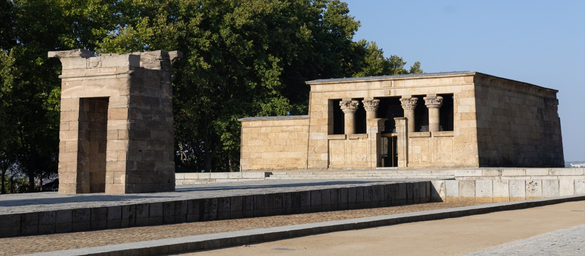 El Templo de Debod, en Madrid