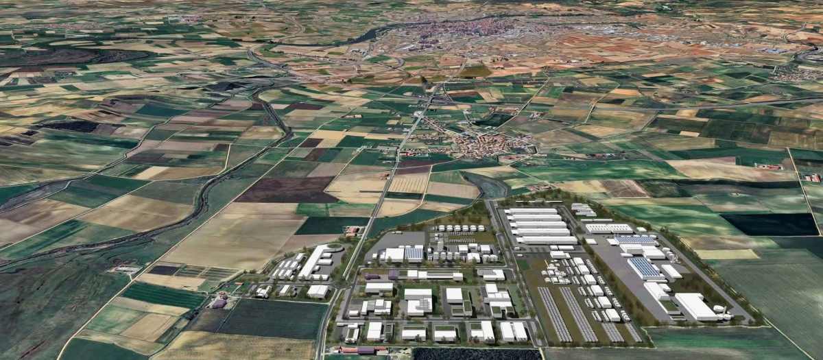 Recreación del Polígono industrial Zamora Norte