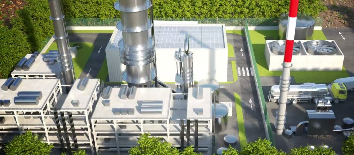 Proyecto de hidrógeno eM Numancia, en el Parque Empresarial del Medio Ambiente (PEMA) de Garray, en Soria