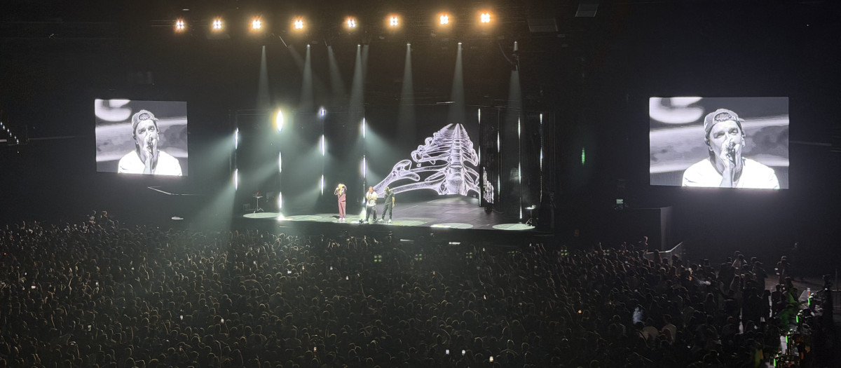 Imagen del concierto celebrado este viernes en el Roig Arena