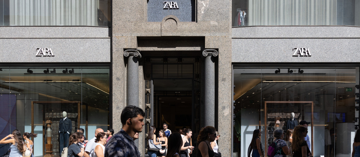 Imagen de una de las tiendas de Inditex en España