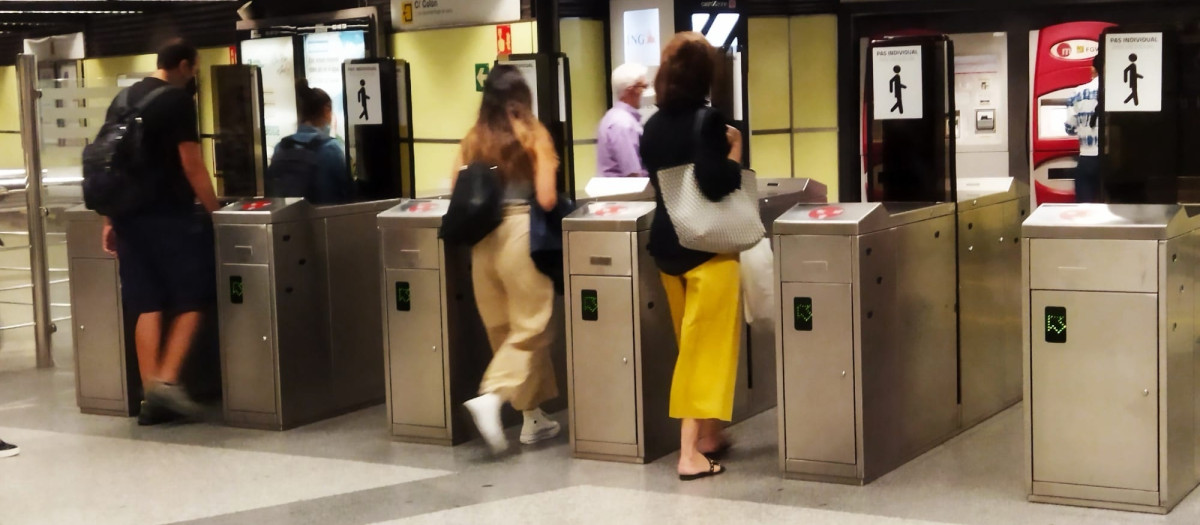 Imagen de una de las estaciones de Metrovalencia