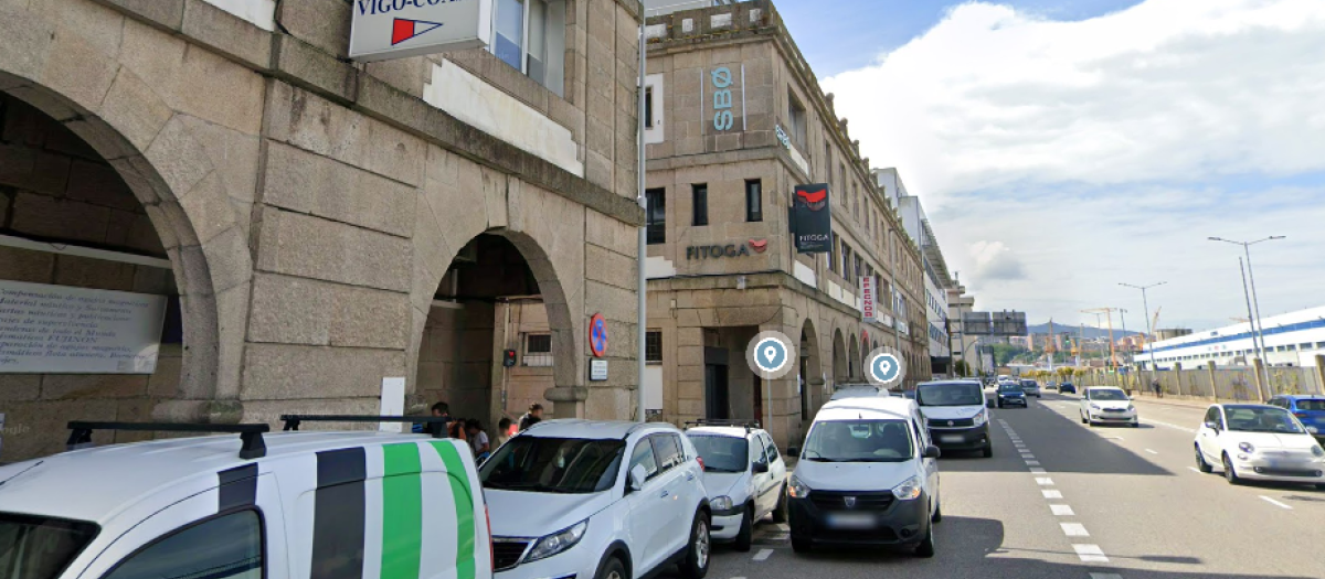 Av. da Beiramar donde ocurrió el incidente
