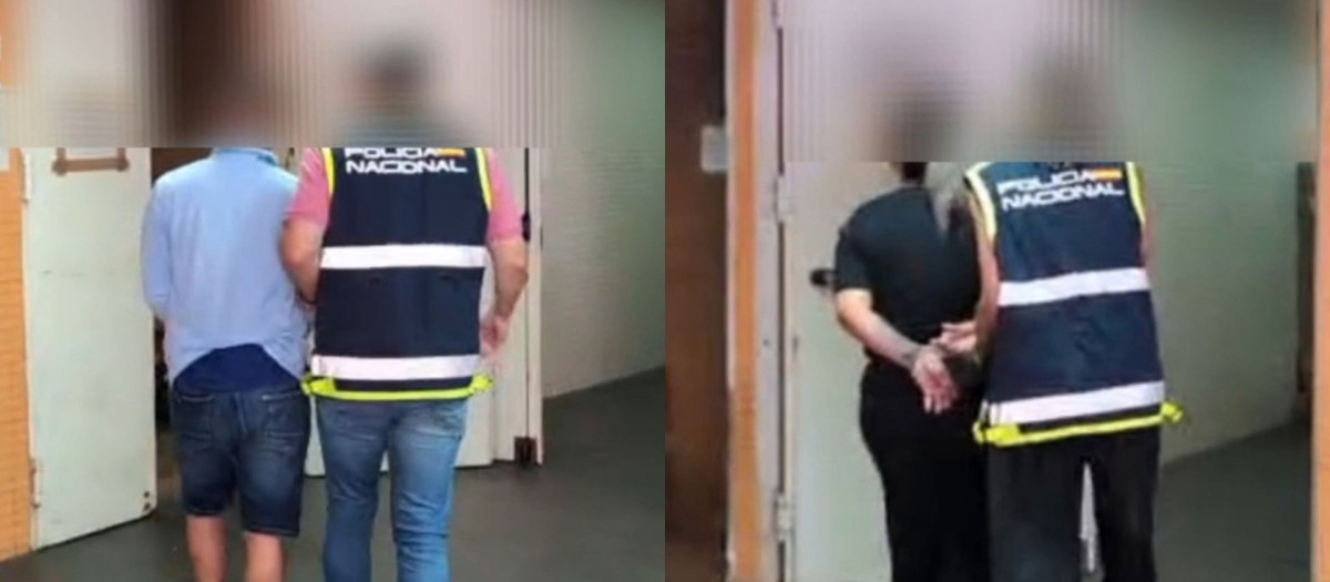 Imagen de los detenidos