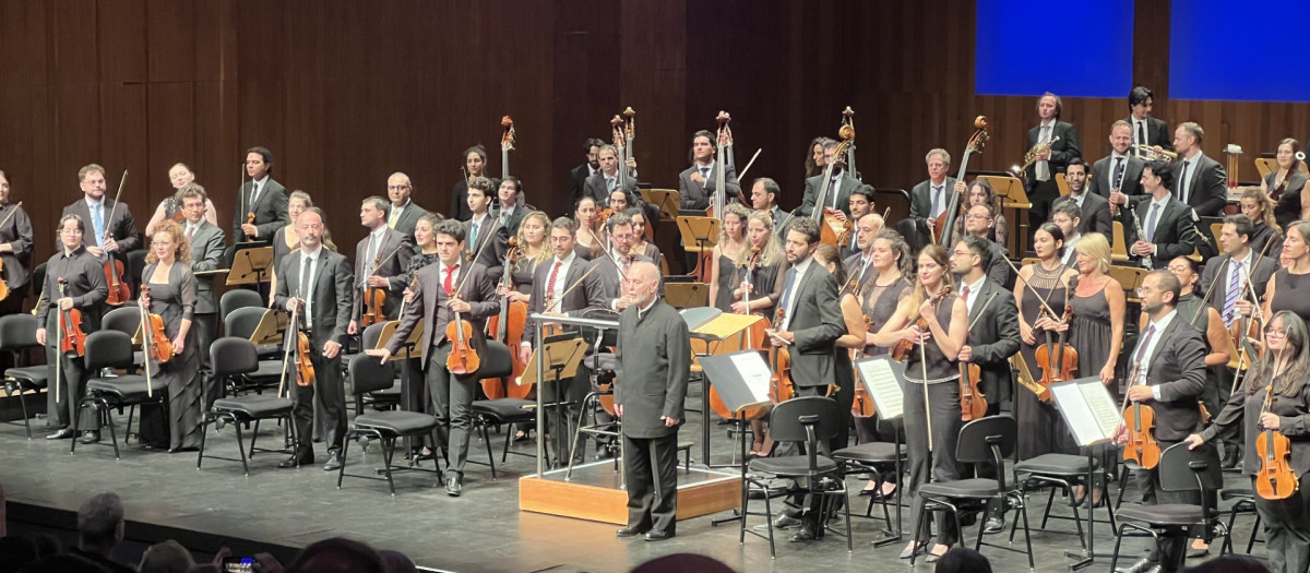 Barenboim en el auditorio de El Escorial