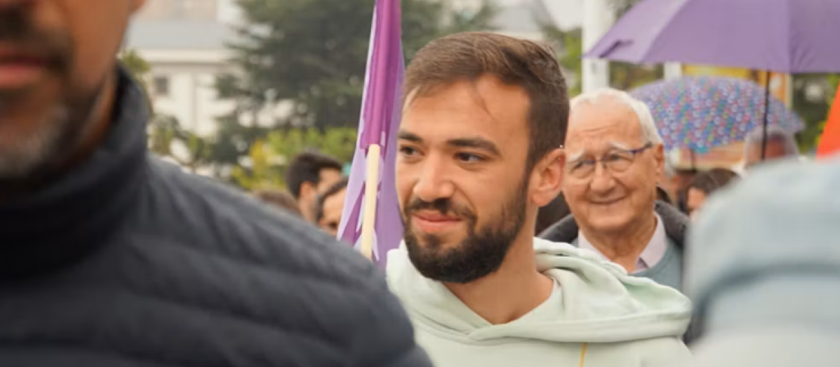 Aitor Neira, candidato de Podemos en La Coruña
