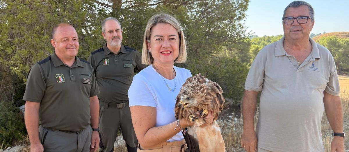 Liberados en Albacete dos pollos de milano real, una especie en peligro de extinción.

REMITIDA / HANDOUT por JCCM
Fotografía remitida a medios de comunicación exclusivamente para ilustrar la noticia a la que hace referencia la imagen, y citando la procedencia de la imagen en la firma
21/9/2026