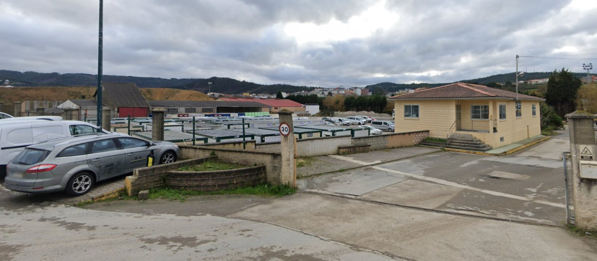 Parcela en la que Inditex demolerá la antigua fábrica de hormigón
