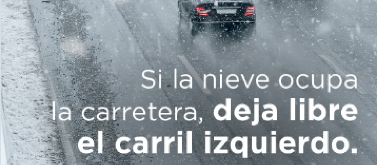 La peculiar publicación de la DGT con recomendaciones por si nieva...