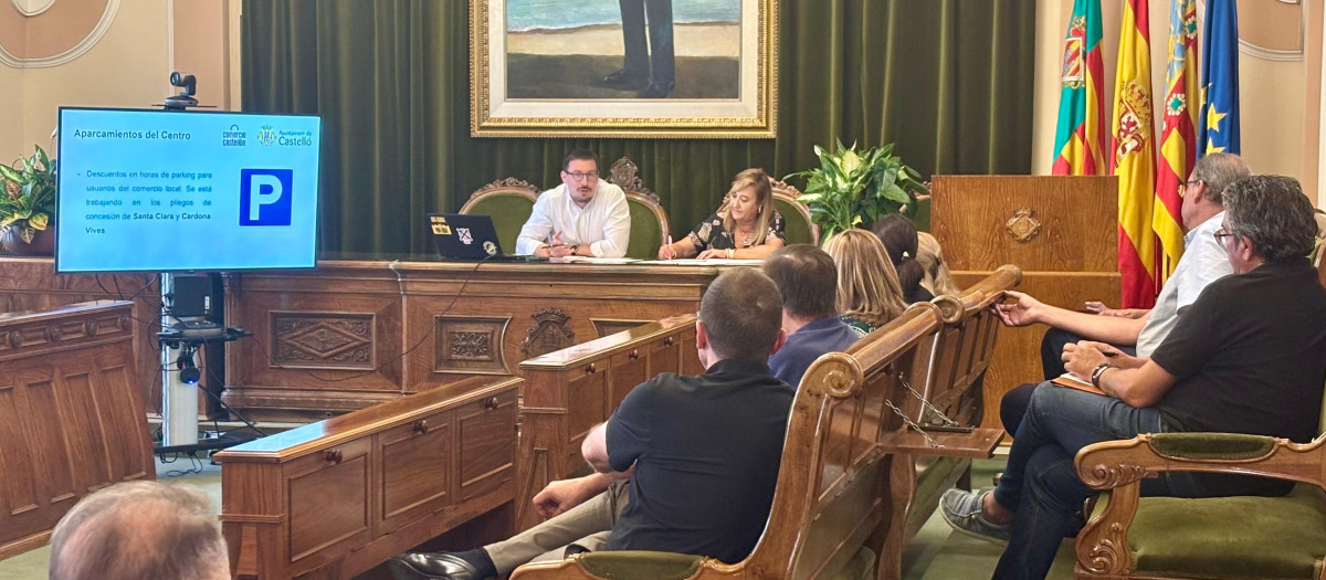 Reunión del Consejo sectorial de la concejalía de Comercio