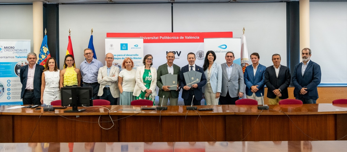 La UPV y Aguas de Valencia renuevan su alianza estratégica e impulsan la formación en servicios urbanos

REMITIDA / HANDOUT por VICENTE LARA SAEZ - ACOM UPV
Fotografía remitida a medios de comunicación exclusivamente para ilustrar la noticia a la que hace referencia la imagen, y citando la procedencia de la imagen en la firma
22/9/2026