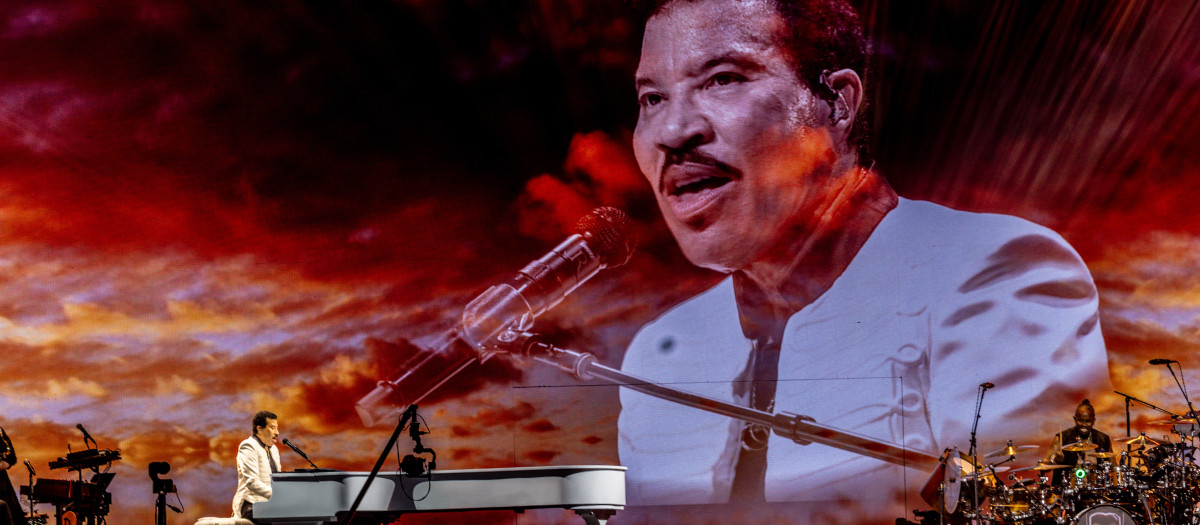 El cantante Lionel Richie durante un reciente concierto