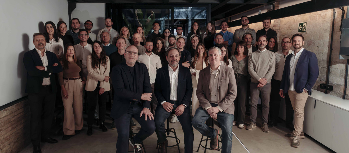 Imagen del equipo de Arqueha en Valencia