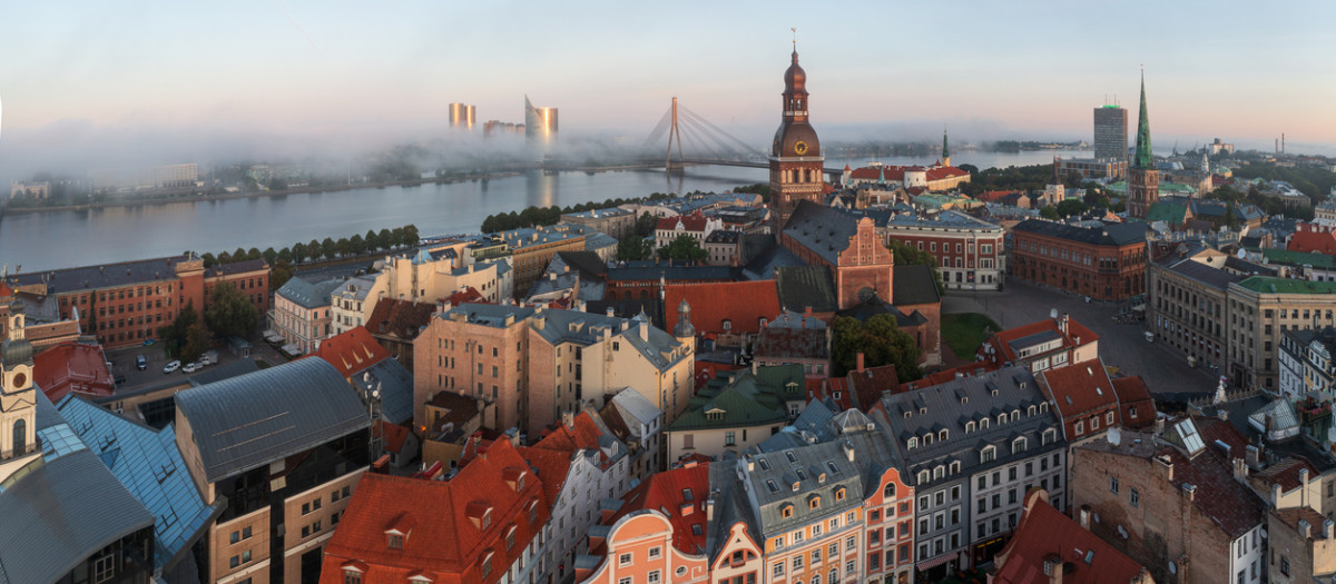 Edificios históricos en Riga