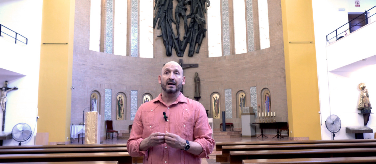 Imagen del delegado Episcopal de Migraciones, Olbier Hernández