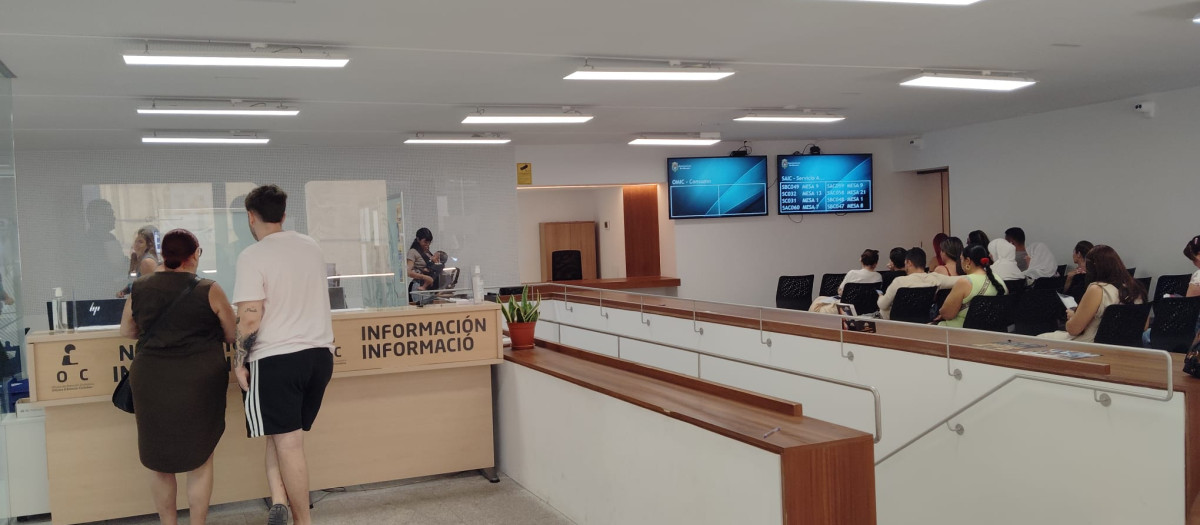 Oficina de atención ciudadana del Ayuntamiento de Alicante