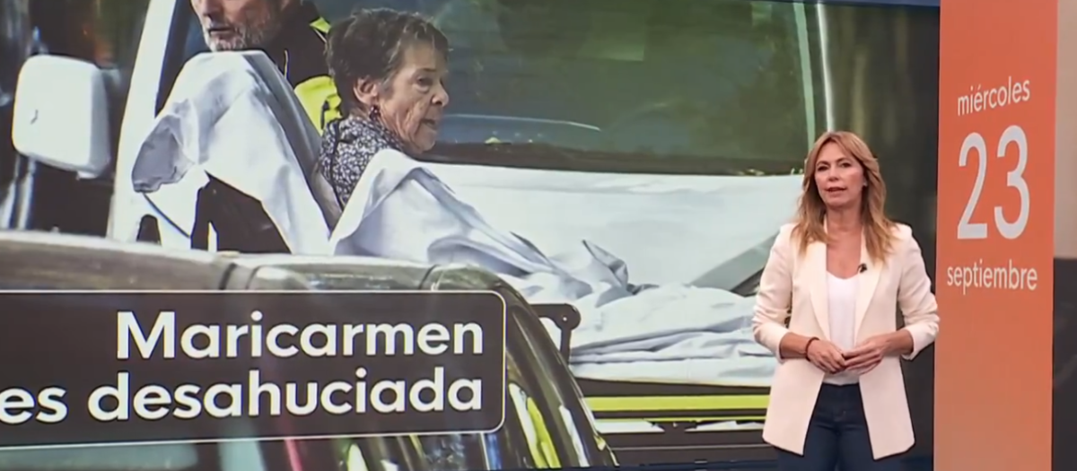 El Telediario 1 ha dedicado sus 10 primeros minutos al desahucio de Maricarmen