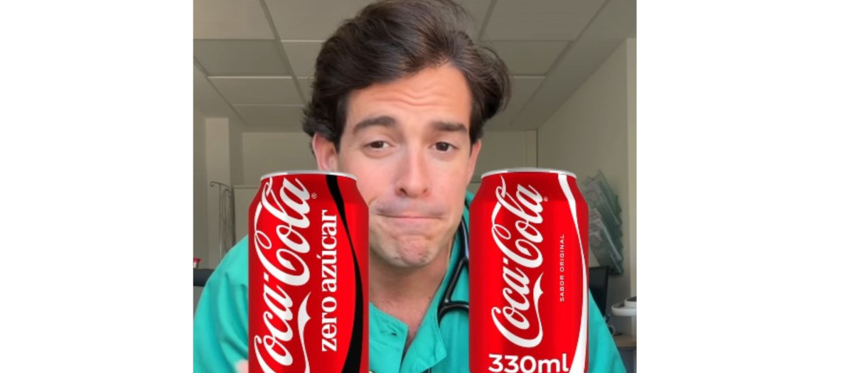 El Dr. Aurelio Rojas explica la diferencia entre la Coca-Cola original y la Zero