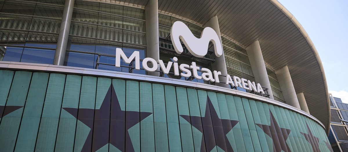 Fachada del Movistar Arena, a 14 de mayo de 2026