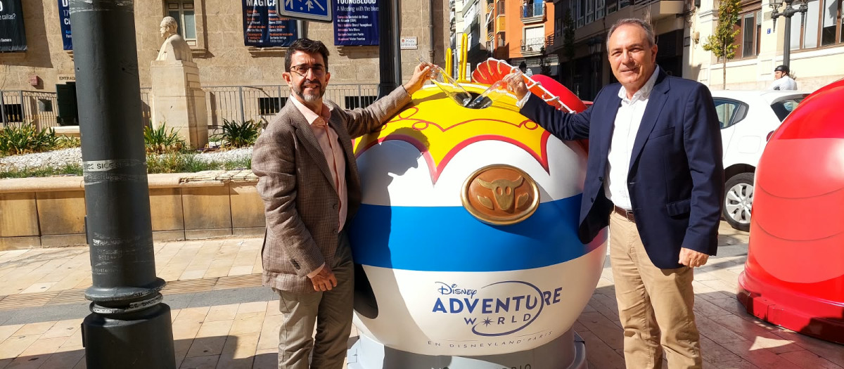 Presentación de la campaña municipal de Ecovidrio de Iglús de Disney