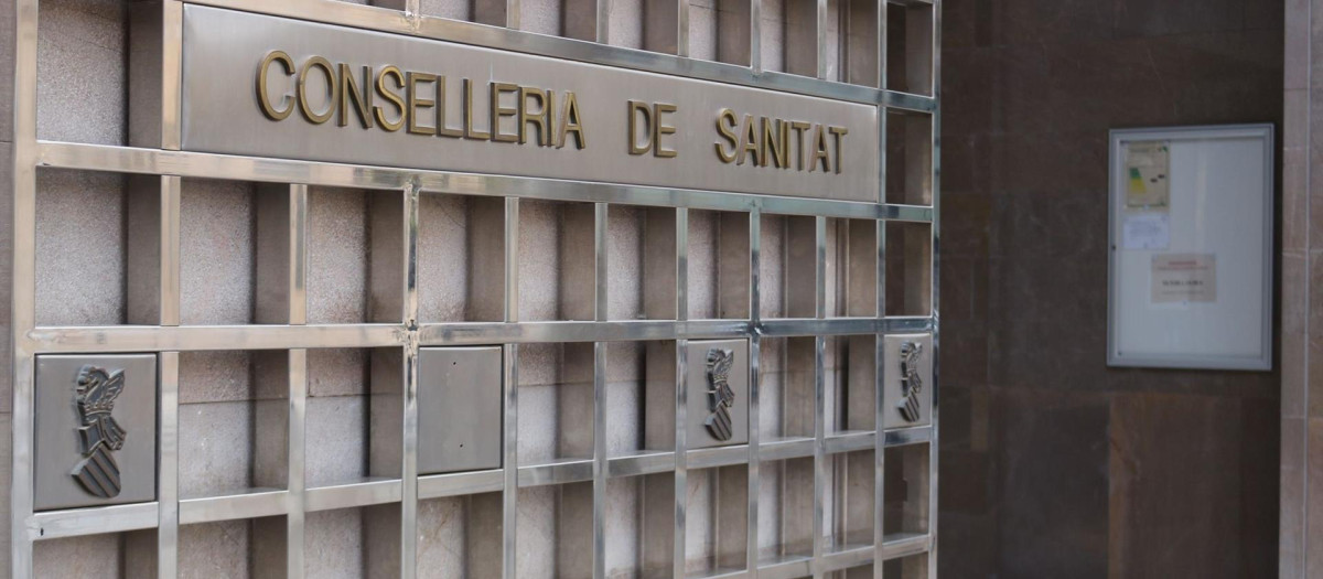 Imagen de la sede de la Conselleria de Sanidad
