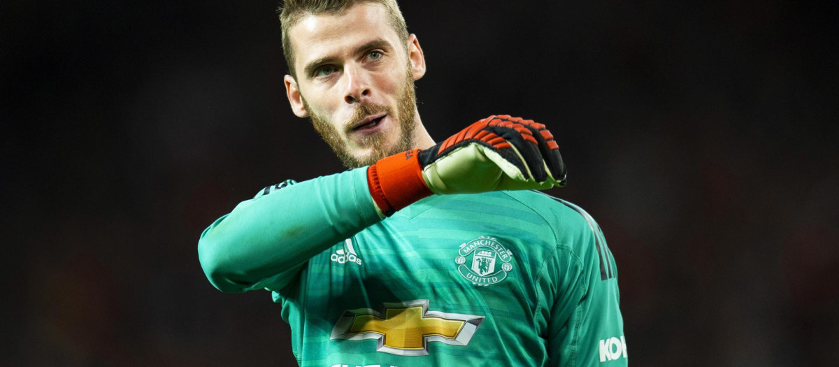 David de Gea, en una imagen de archivo con el Manchester United