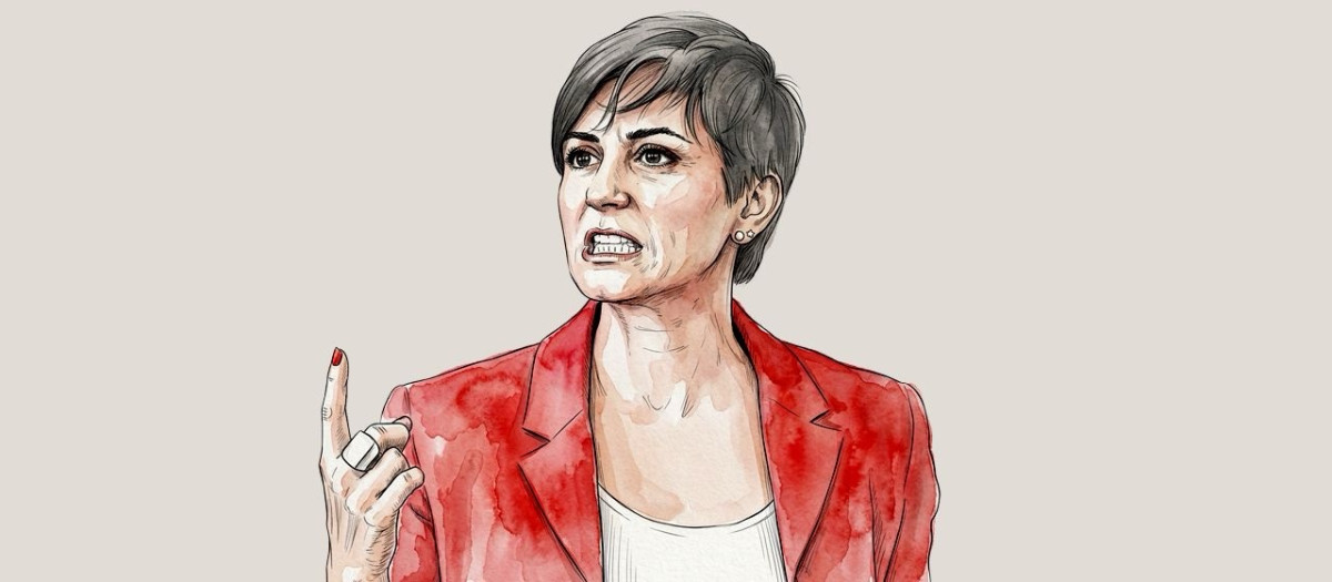 Ilustración de la ministra de Vivienda, Isabel Rodríguez, y el ministro para la Transformación Digital, Óscar López