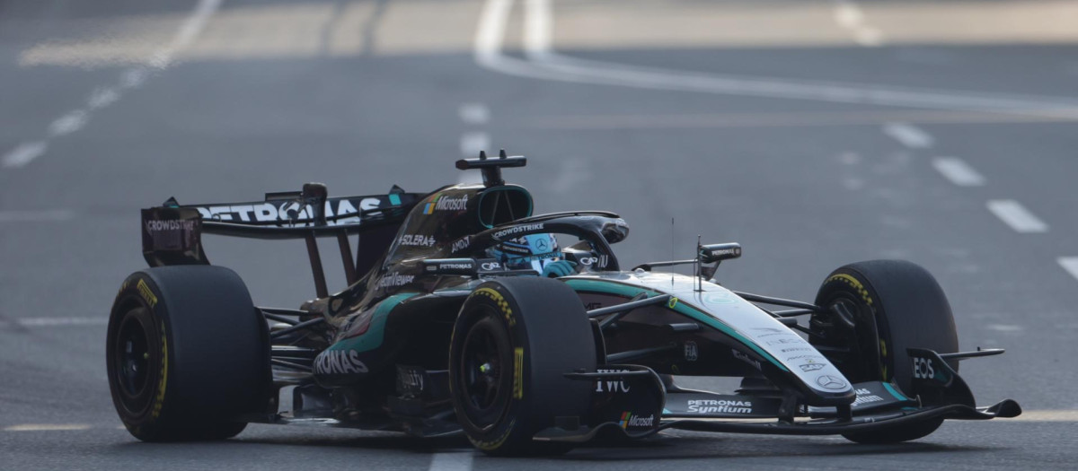 George Russell ganó el GP de Azerbaiyán de F1