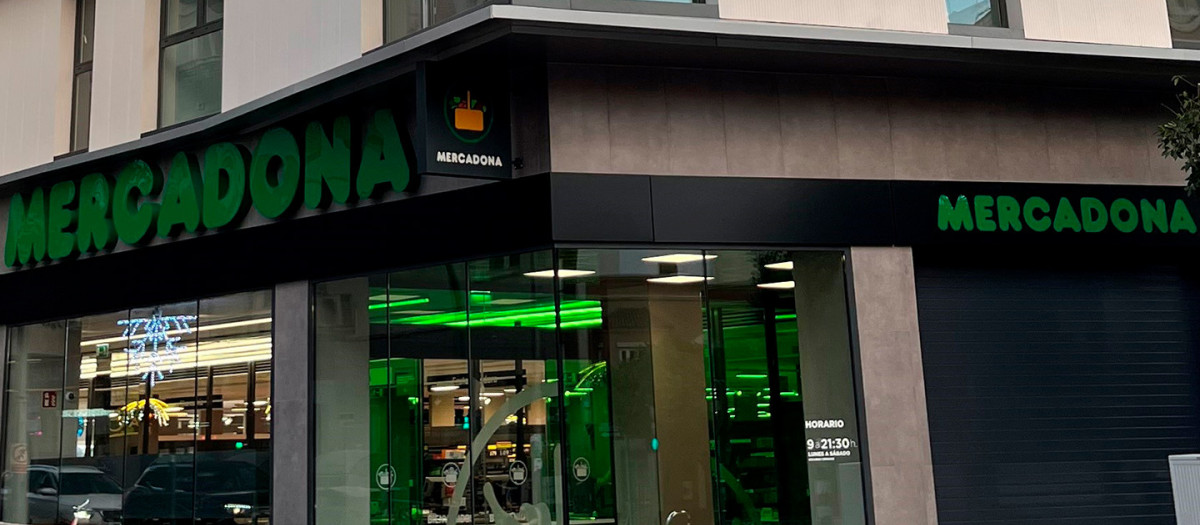 Imagen de un supermercado de Mercadona