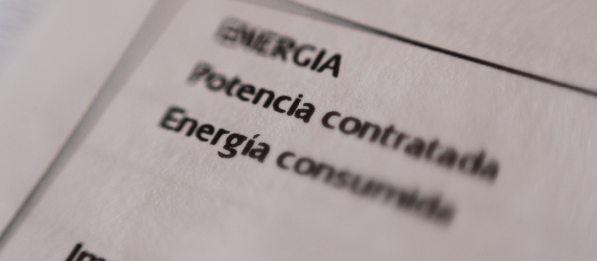 Facturas de gas y luz