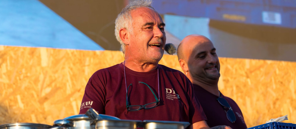 Imagen de Ferran Adrià tomada este domingo