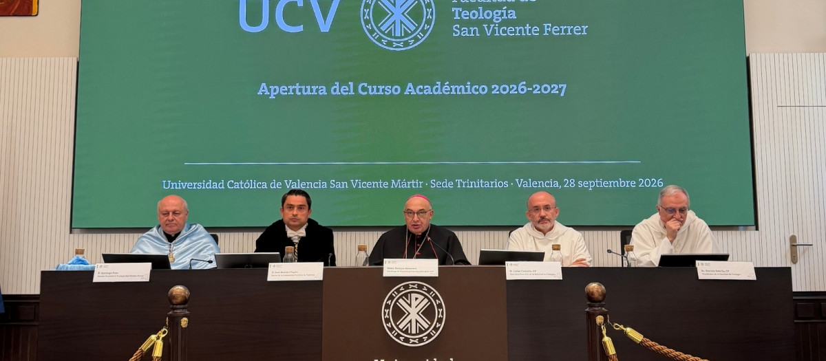 Acto de apertura de curso en Trinitarios de la Facultad de Teología de la Universidad Católica de Valencia