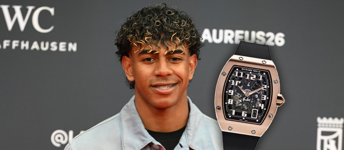 El exclusivo reloj de Lamine Yamal