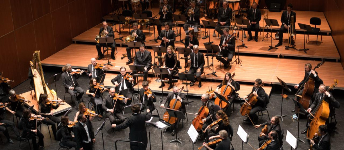 Orquesta Sinfónica de Baleares en un concierto