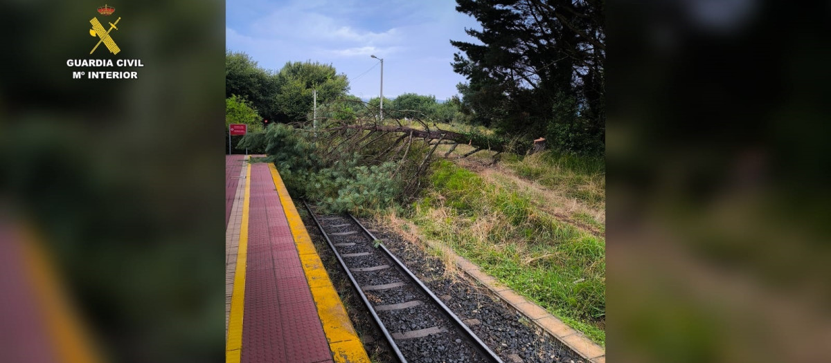 Incidente en la línea ferroviaria del Feve en Ortigueira (A Coruña).

REMITIDA / HANDOUT por GUARDIA CIVIL
Fotografía remitida a medios de comunicación exclusivamente para ilustrar la noticia a la que hace referencia la imagen, y citando la procedencia de la imagen en la firma
29/9/2026