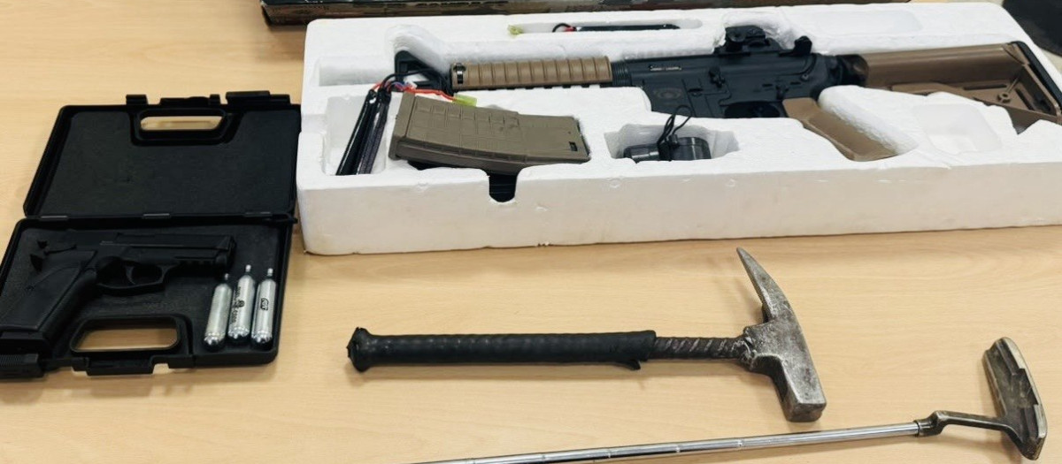 Armas intervenidas por la Policía Local de Córdoba