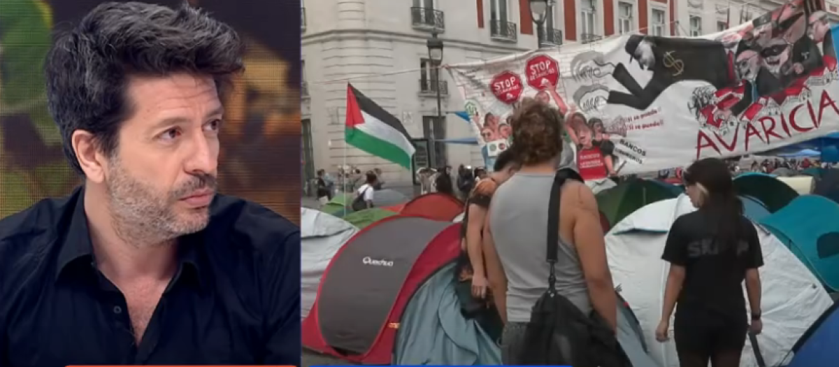 El activista Fernando Bardera ha llamado psicópata a Ayuso en Mañaneros 360