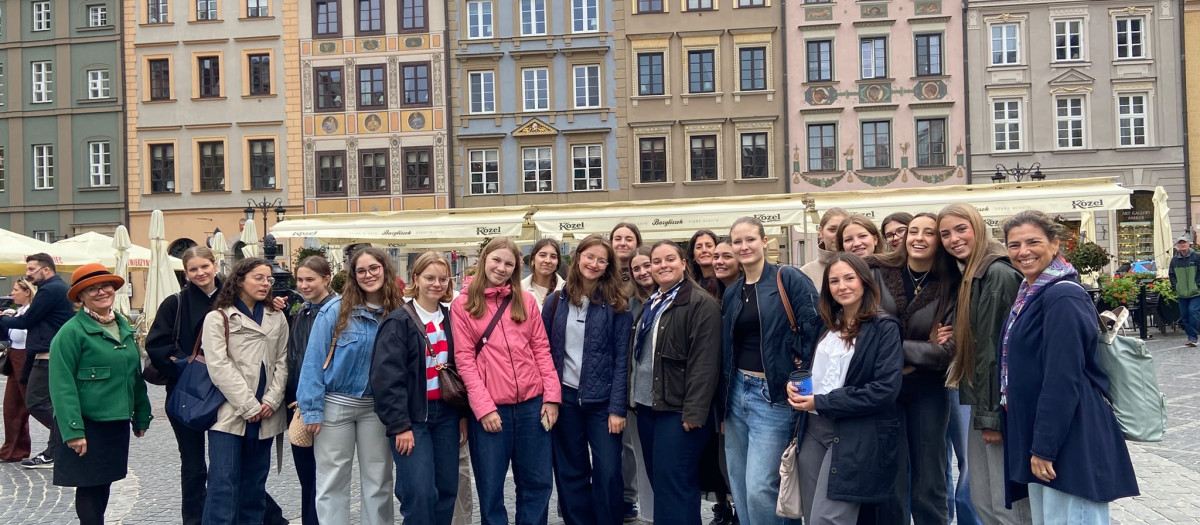 Alumnas de Zalima de Erasmus en Polonia